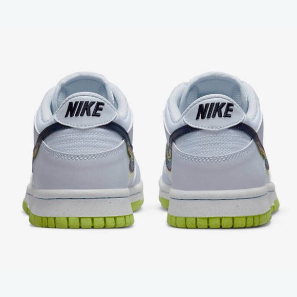 [BRAND NEW] NIKE DUNK LOW 3D SWOOSH GREY GRADE SCHOOL SHOES SIZE 6Y SNEAKERS - Picture 4 of 13